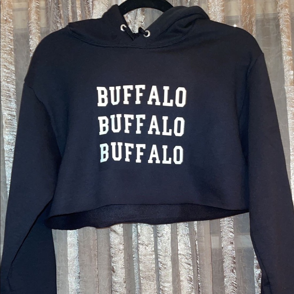 Cropped Buffal Bills hoodie